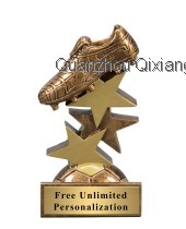 custom resin soccer sport trophy award