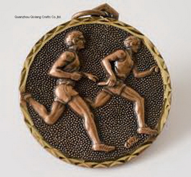 custom running sport metal medal