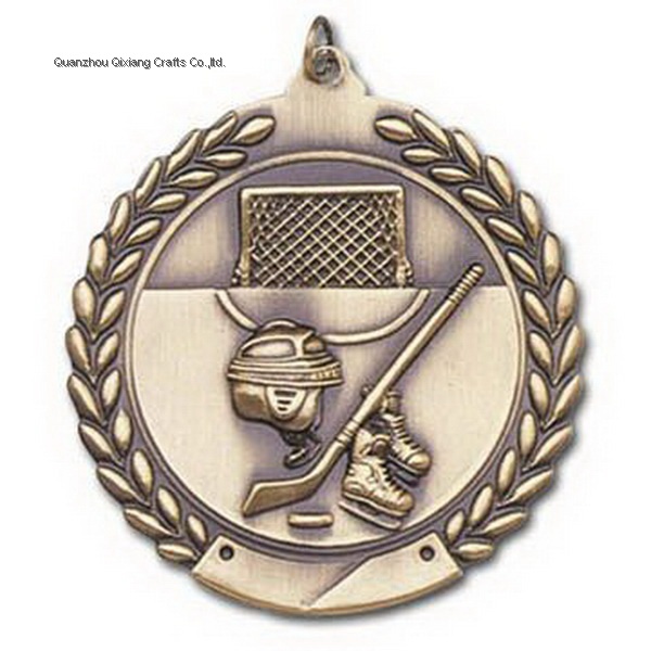 unique hockey sport metal medal