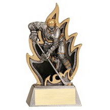 custom resin ice hockey figure trophy sport award