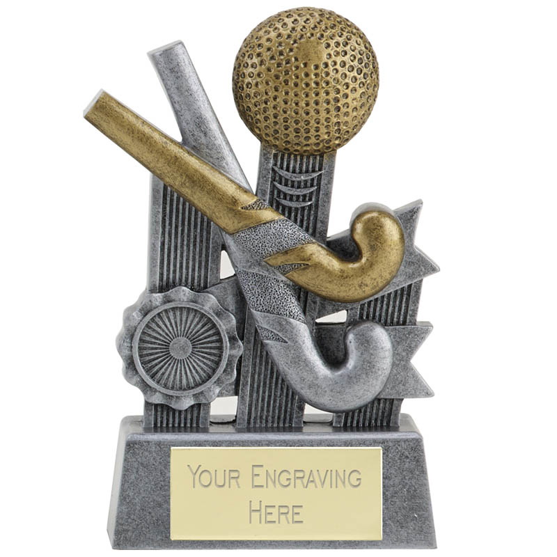 Hot design custom resin ice hockey figure trophy sport award