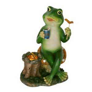 custom souvenir resin frog statue garden decoration