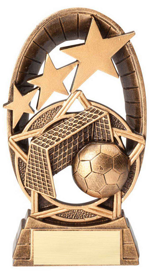 custom resin soccer trophy sport award