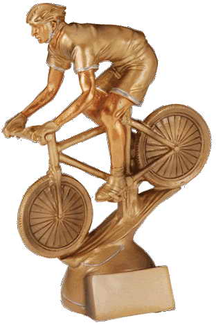 custom resin cycling sport trophy award
