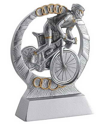 custom resin cycling sport trophy award