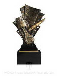 custom resin racing sport trophy award