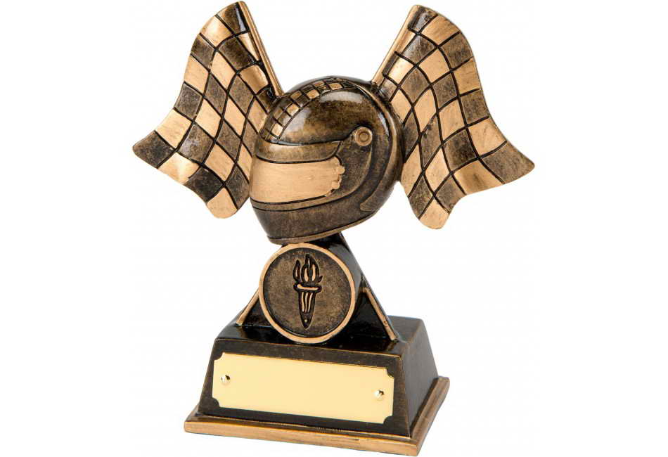 custom resin racing sport trophy award