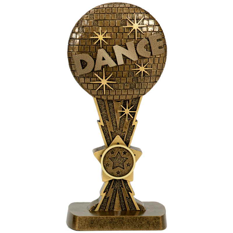 custom resin dancing sport trophy